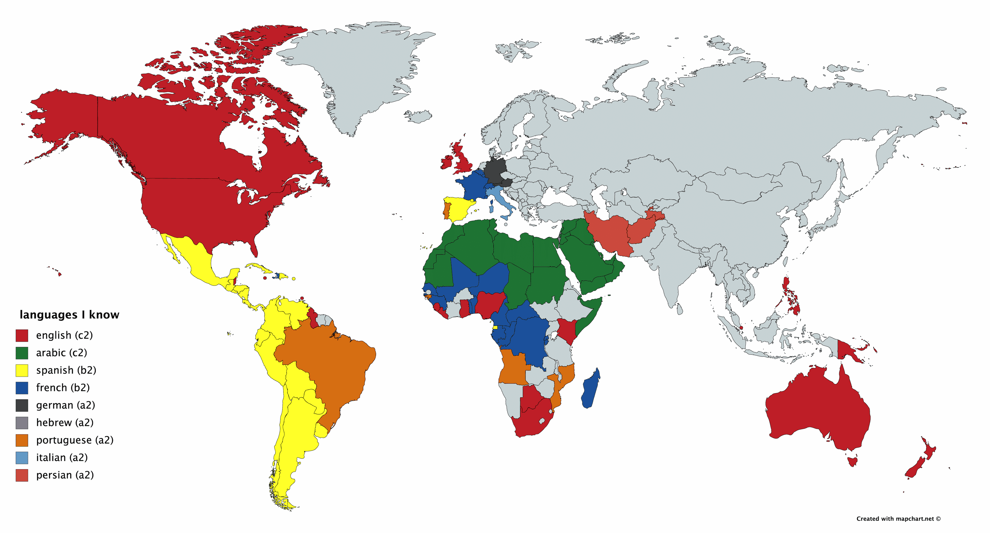 world map with borders
